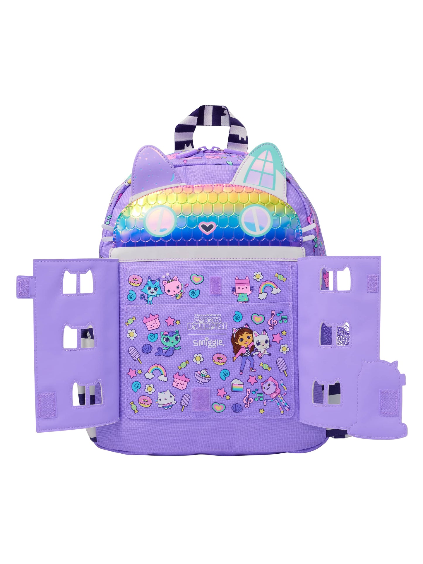 Smiggle - Gabbys Dollhouse Çocuk Karakter Sırt Çantası-4