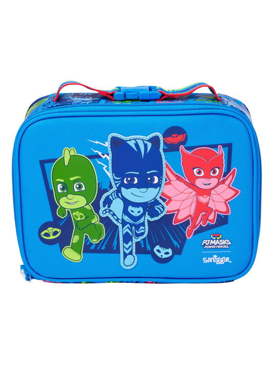 Smiggle - Piyano Maskeleri Power Heroes Teeny Minik Kare Öğle Yemeği Kutusu-0