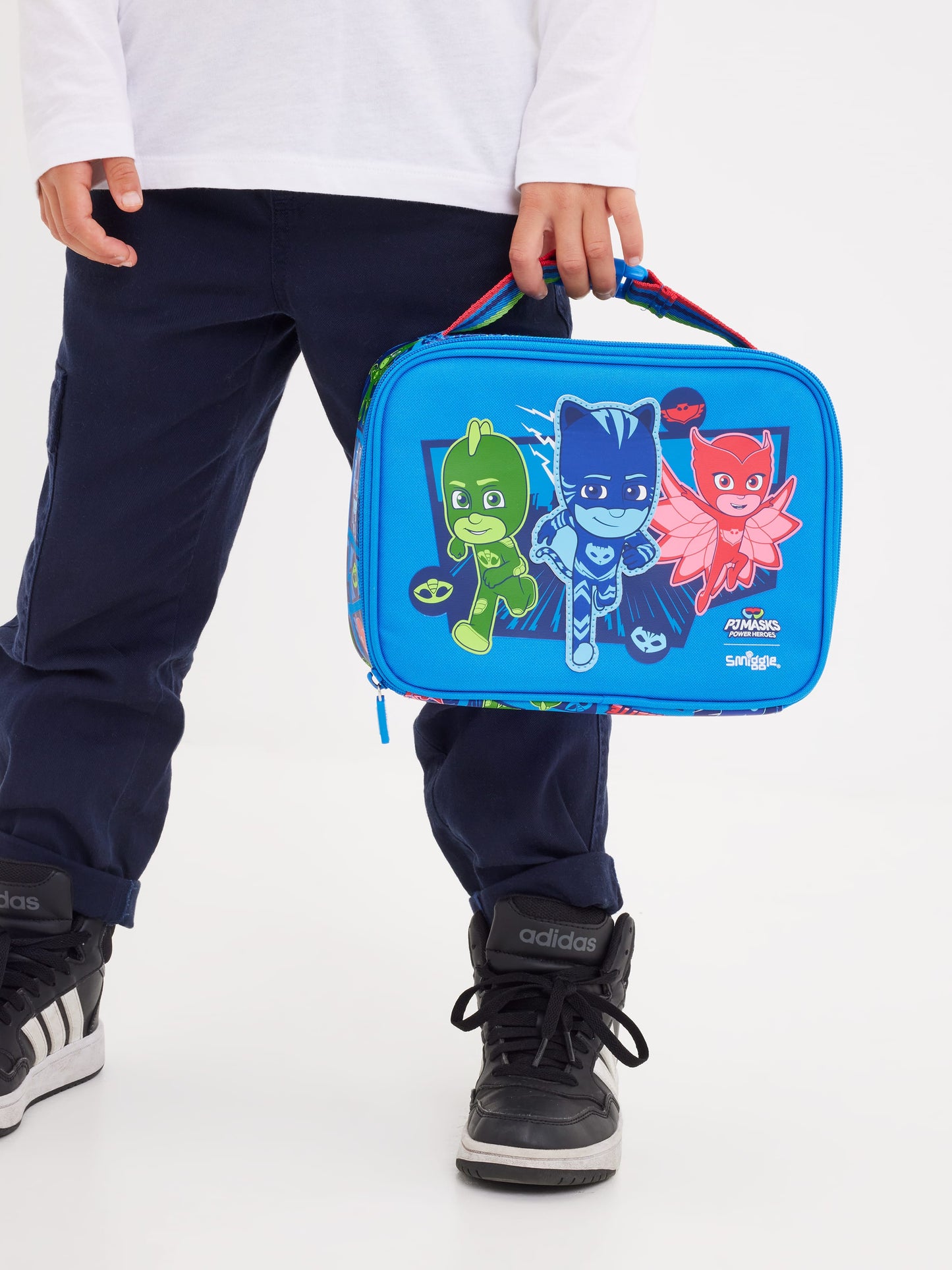 Smiggle - Piyano Maskeleri Power Heroes Teeny Minik Kare Öğle Yemeği Kutusu-1